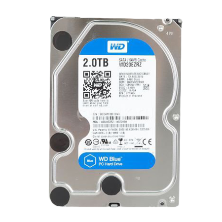 Жесткий диск Western Digital 2Tb Caviar Blue 5400rpm 64Mb SATA3 (WD20EZRZ)