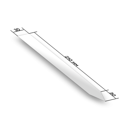 Бирка-колышек STI Group (30×240мм., Белый, Crystal, 1000шт.)